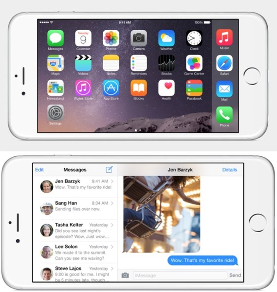 ios 8 manzara